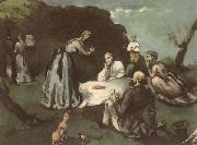 Paul Cezanne Le Dejeuner sur i herbe USA oil painting artist